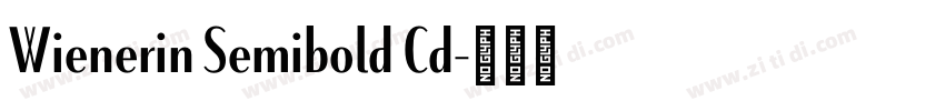 Wienerin Semibold Cd字体转换